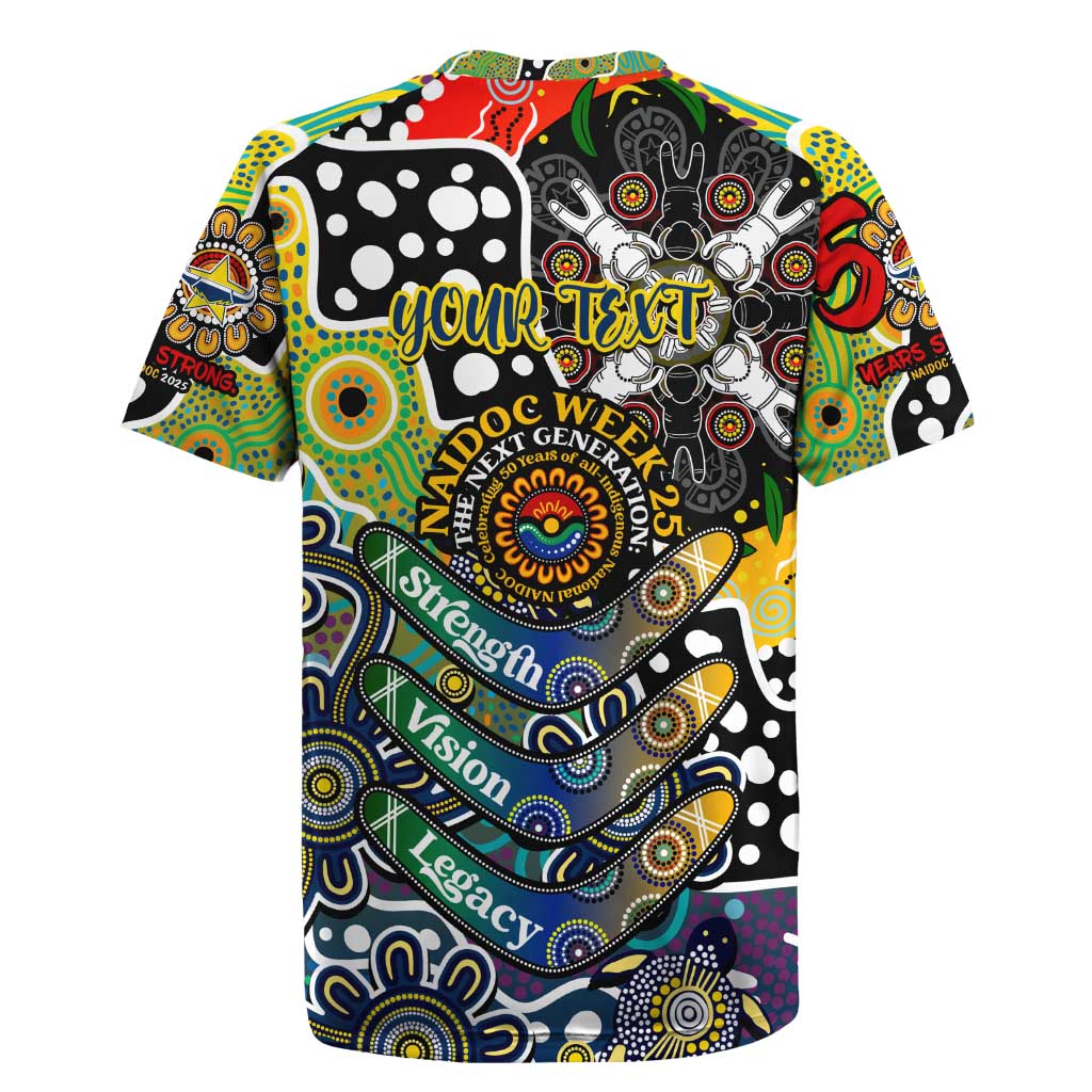 Personalised Cowboys NRL Celebrating 50 Years of Naidoc Rugby Jersey NAIDOC Week 2025 Aboriginal