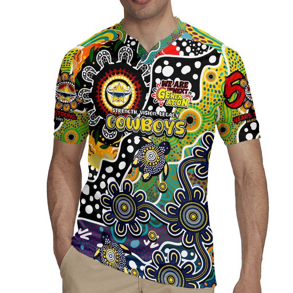 Personalised Cowboys NRL Celebrating 50 Years of Naidoc Rugby Jersey NAIDOC Week 2025 Aboriginal