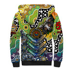 Personalised Cowboys NRL Celebrating 50 Years of Naidoc Sherpa Hoodie NAIDOC Week 2025 Aboriginal