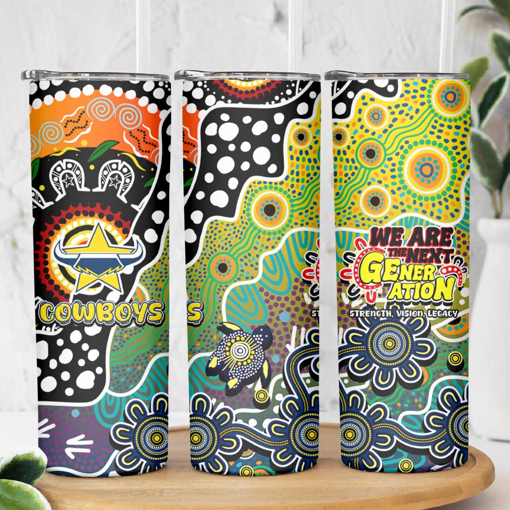 Cowboys NRL Celebrating 50 Years of Naidoc Skinny Tumbler NAIDOC Week 2025 Aboriginal