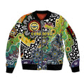Personalised Cowboys NRL Celebrating 50 Years of Naidoc Sleeve Zip Bomber Jacket NAIDOC Week 2025 Aboriginal