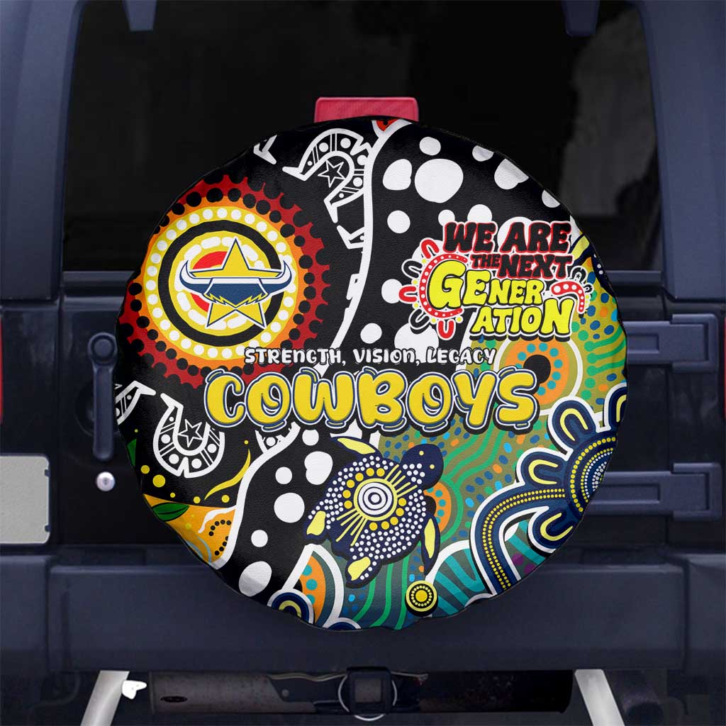Cowboys NRL Celebrating 50 Years of Naidoc Spare Tire Cover NAIDOC Week 2025 Aboriginal