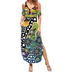 Personalised Cowboys NRL Celebrating 50 Years of Naidoc Summer Maxi Dress NAIDOC Week 2025 Aboriginal