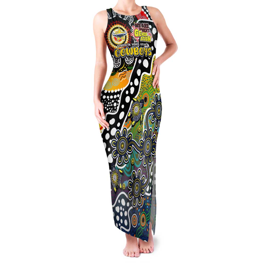 Personalised Cowboys NRL Celebrating 50 Years of Naidoc Tank Maxi Dress NAIDOC Week 2025 Aboriginal