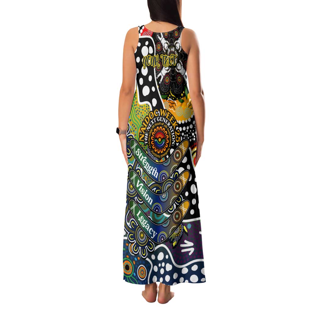 Personalised Cowboys NRL Celebrating 50 Years of Naidoc Tank Maxi Dress NAIDOC Week 2025 Aboriginal