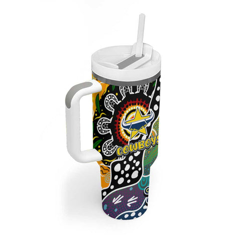 Cowboys NRL Celebrating 50 Years of Naidoc Tumbler With Handle NAIDOC Week 2025 Aboriginal