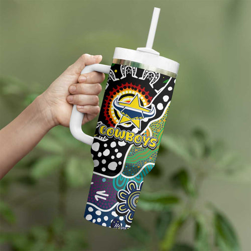 Cowboys NRL Celebrating 50 Years of Naidoc Tumbler With Handle NAIDOC Week 2025 Aboriginal