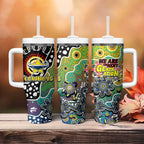 Cowboys NRL Celebrating 50 Years of Naidoc Tumbler With Handle NAIDOC Week 2025 Aboriginal
