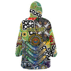 Personalised Cowboys NRL Celebrating 50 Years of Naidoc Wearable Blanket Hoodie NAIDOC Week 2025 Aboriginal