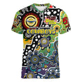 Personalised Cowboys NRL Celebrating 50 Years of Naidoc Women V-Neck T-Shirt NAIDOC Week 2025 Aboriginal