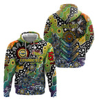 Personalised Cowboys NRL Celebrating 50 Years of Naidoc Zip Hoodie NAIDOC Week 2025 Aboriginal