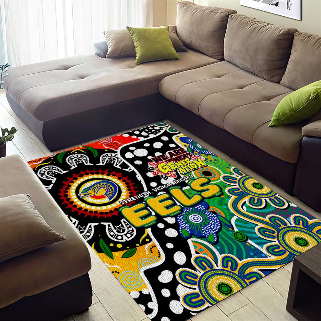 Eels NRL Celebrating 50 Years of Naidoc Area Rug NAIDOC Week 2025 Aboriginal