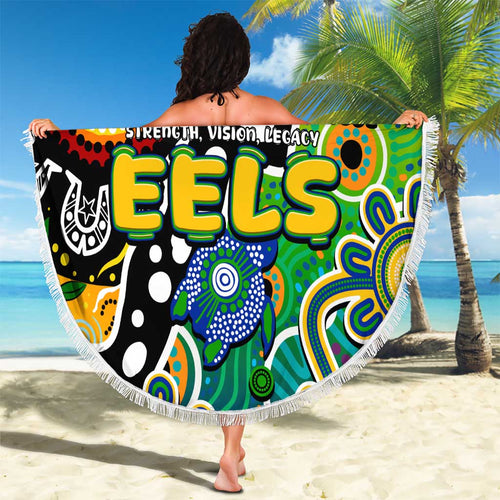 Eels NRL Celebrating 50 Years of Naidoc Beach Blanket NAIDOC Week 2025 Aboriginal