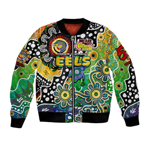 Personalised Eels NRL Celebrating 50 Years of Naidoc Bomber Jacket NAIDOC Week 2025 Aboriginal