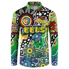 Personalised Eels NRL Celebrating 50 Years of Naidoc Button Sweatshirt NAIDOC Week 2025 Aboriginal