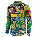 Personalised Eels NRL Celebrating 50 Years of Naidoc Button Sweatshirt NAIDOC Week 2025 Aboriginal