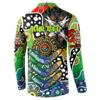 Personalised Eels NRL Celebrating 50 Years of Naidoc Button Sweatshirt NAIDOC Week 2025 Aboriginal