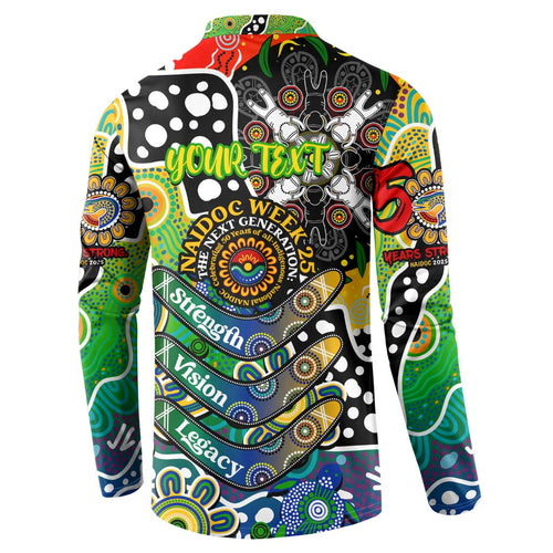 Personalised Eels NRL Celebrating 50 Years of Naidoc Button Sweatshirt NAIDOC Week 2025 Aboriginal