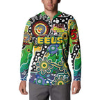 Personalised Eels NRL Celebrating 50 Years of Naidoc Button Sweatshirt NAIDOC Week 2025 Aboriginal