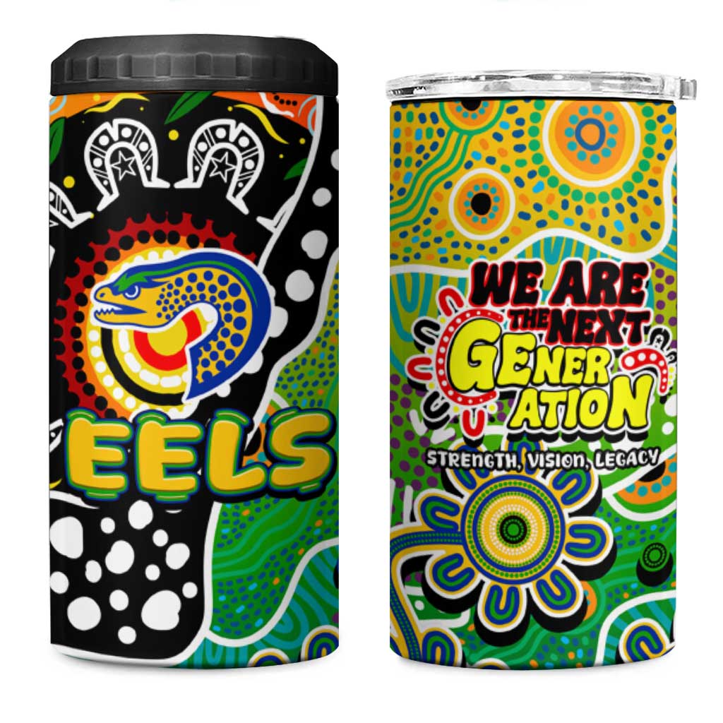 Eels NRL Celebrating 50 Years of Naidoc 4 in 1 Can Cooler Tumbler NAIDOC Week 2025 Aboriginal