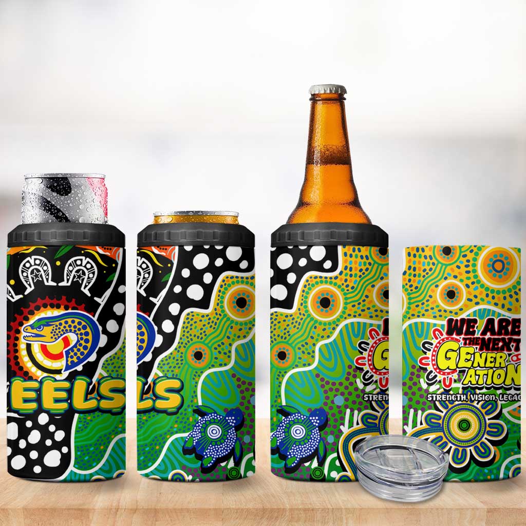 Eels NRL Celebrating 50 Years of Naidoc 4 in 1 Can Cooler Tumbler NAIDOC Week 2025 Aboriginal