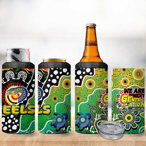 Eels NRL Celebrating 50 Years of Naidoc 4 in 1 Can Cooler Tumbler NAIDOC Week 2025 Aboriginal