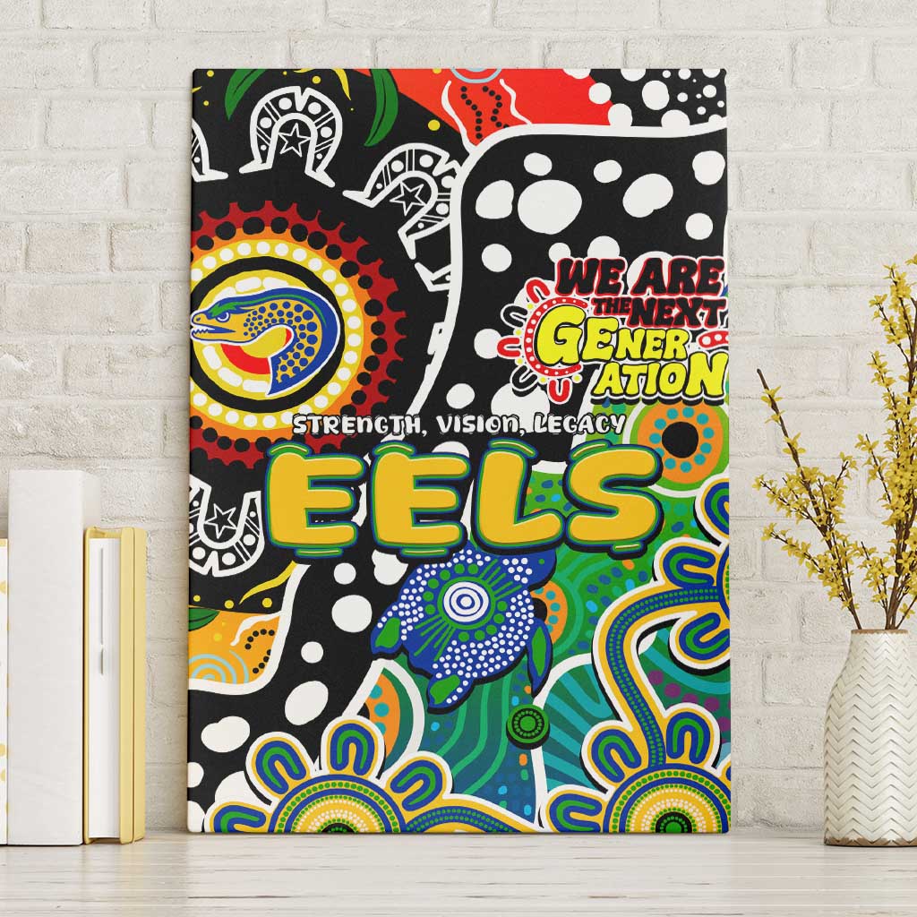 Eels NRL Celebrating 50 Years of Naidoc Canvas Wall Art NAIDOC Week 2025 Aboriginal