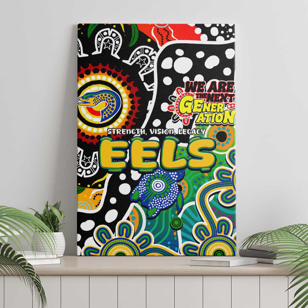 Eels NRL Celebrating 50 Years of Naidoc Canvas Wall Art NAIDOC Week 2025 Aboriginal