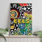 Eels NRL Celebrating 50 Years of Naidoc Canvas Wall Art NAIDOC Week 2025 Aboriginal