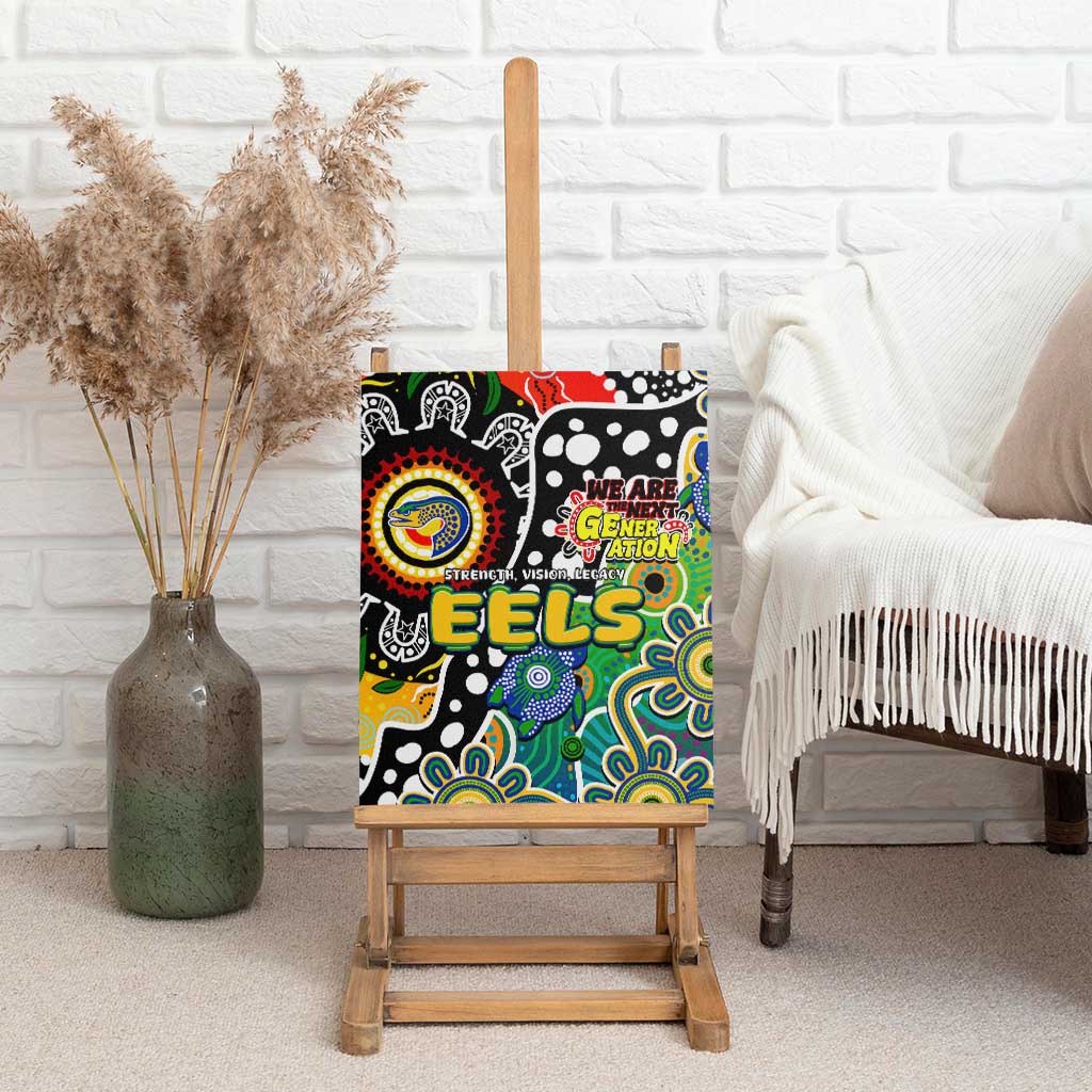 Eels NRL Celebrating 50 Years of Naidoc Canvas Wall Art NAIDOC Week 2025 Aboriginal