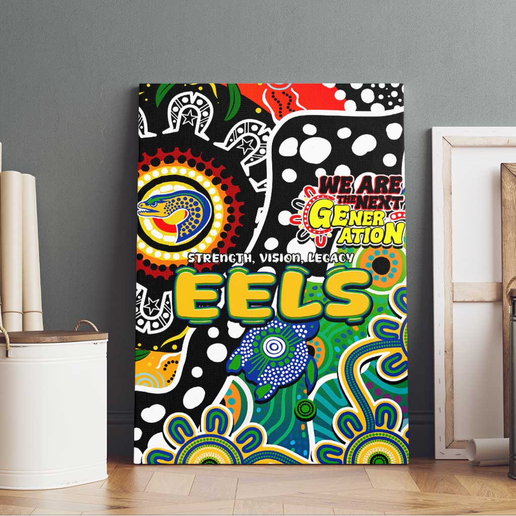 Eels NRL Celebrating 50 Years of Naidoc Canvas Wall Art NAIDOC Week 2025 Aboriginal