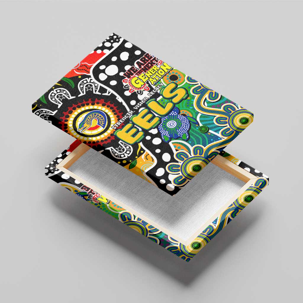 Eels NRL Celebrating 50 Years of Naidoc Canvas Wall Art NAIDOC Week 2025 Aboriginal