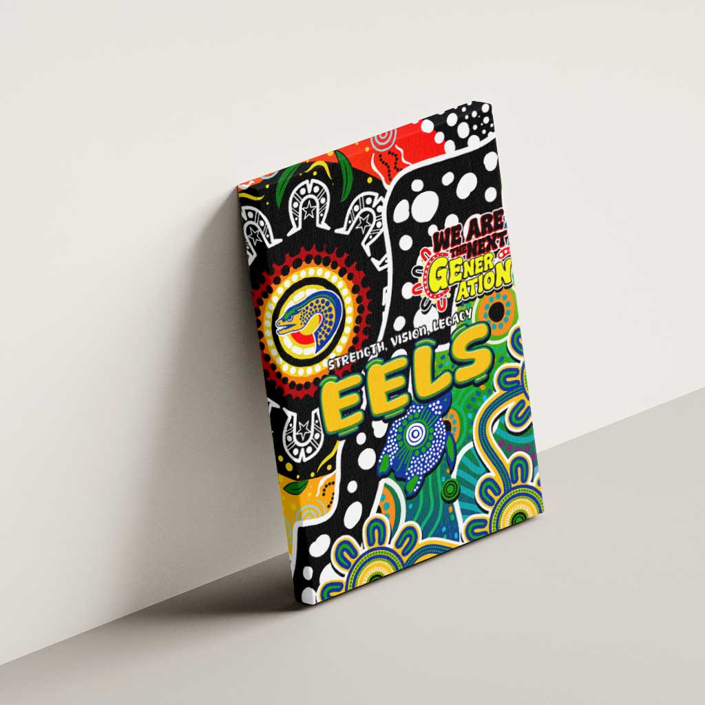 Eels NRL Celebrating 50 Years of Naidoc Canvas Wall Art NAIDOC Week 2025 Aboriginal
