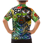 Personalised Eels NRL Celebrating 50 Years of Naidoc Family Matching Mermaid Dress and Hawaiian Shirt NAIDOC Week 2025 Aboriginal