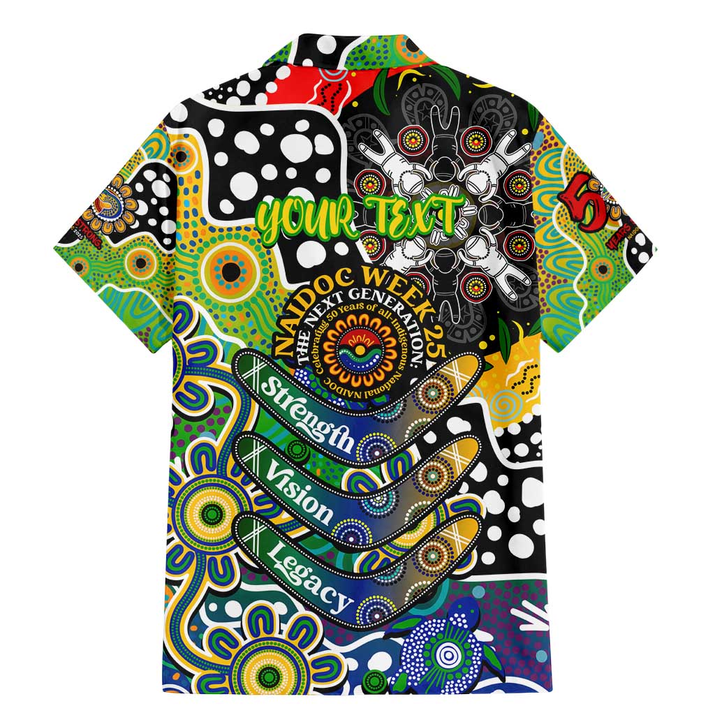 Personalised Eels NRL Celebrating 50 Years of Naidoc Family Matching Mermaid Dress and Hawaiian Shirt NAIDOC Week 2025 Aboriginal