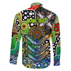 Personalised Eels NRL Celebrating 50 Years of Naidoc Family Matching Puletasi and Hawaiian Shirt NAIDOC Week 2025 Aboriginal