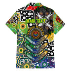 Personalised Eels NRL Celebrating 50 Years of Naidoc Family Matching Tank Maxi Dress and Hawaiian Shirt NAIDOC Week 2025 Aboriginal