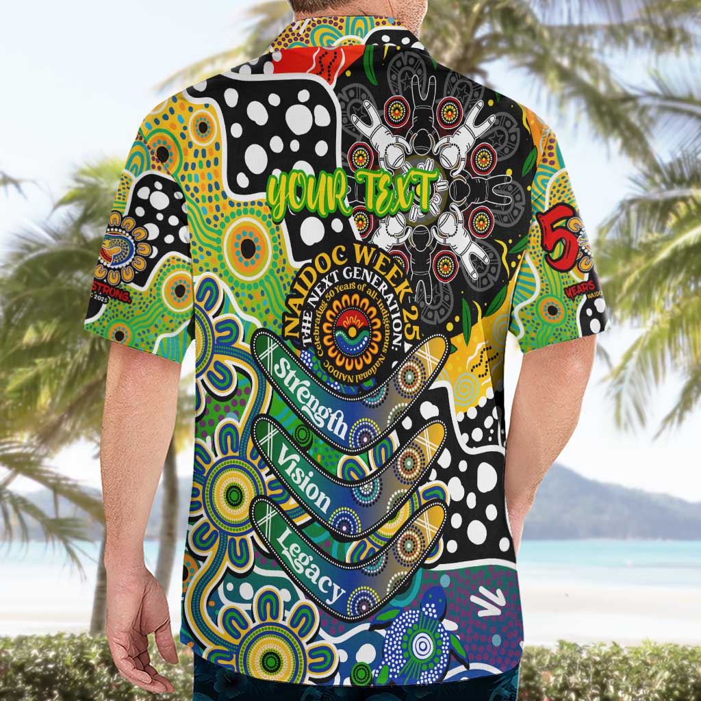 Personalised Eels NRL Celebrating 50 Years of Naidoc Hawaiian Shirt NAIDOC Week 2025 Aboriginal