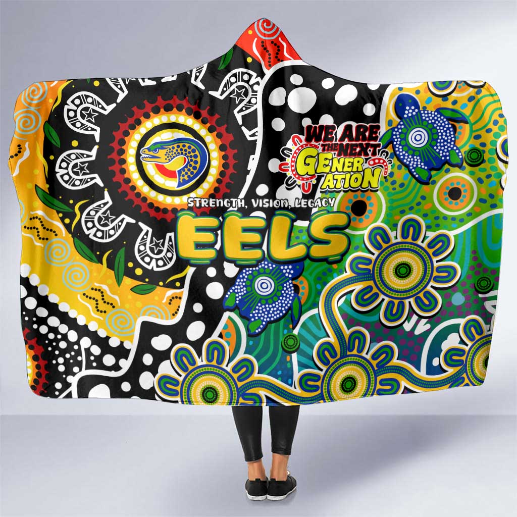 Eels NRL Celebrating 50 Years of Naidoc Hooded Blanket NAIDOC Week 2025 Aboriginal