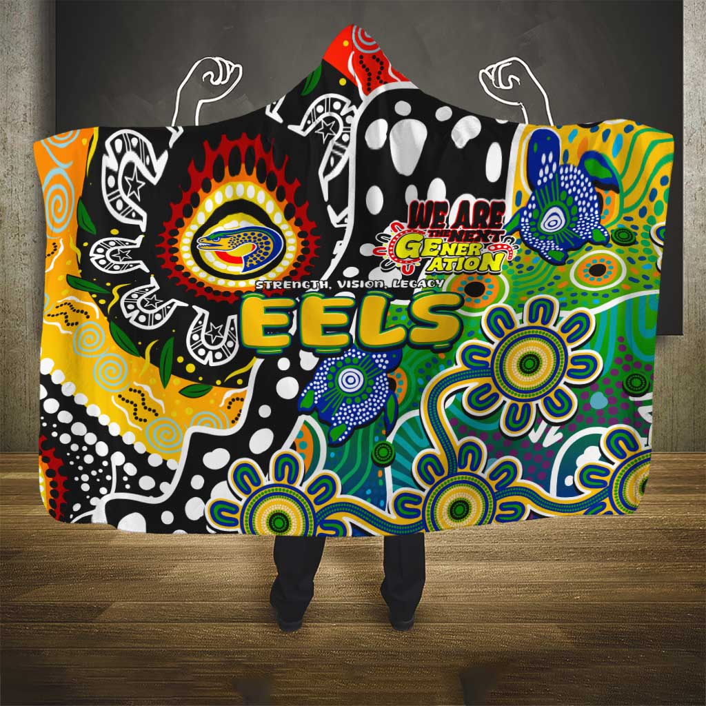 Eels NRL Celebrating 50 Years of Naidoc Hooded Blanket NAIDOC Week 2025 Aboriginal