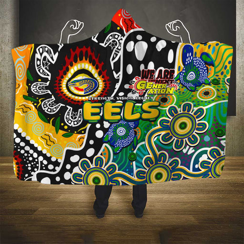 Eels NRL Celebrating 50 Years of Naidoc Hooded Blanket NAIDOC Week 2025 Aboriginal