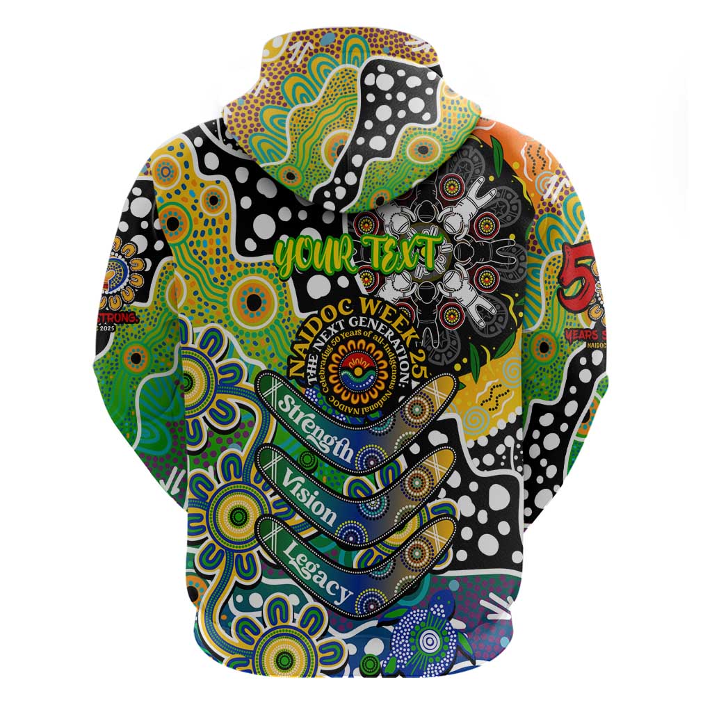 Personalised Eels NRL Celebrating 50 Years of Naidoc Hoodie NAIDOC Week 2025 Aboriginal