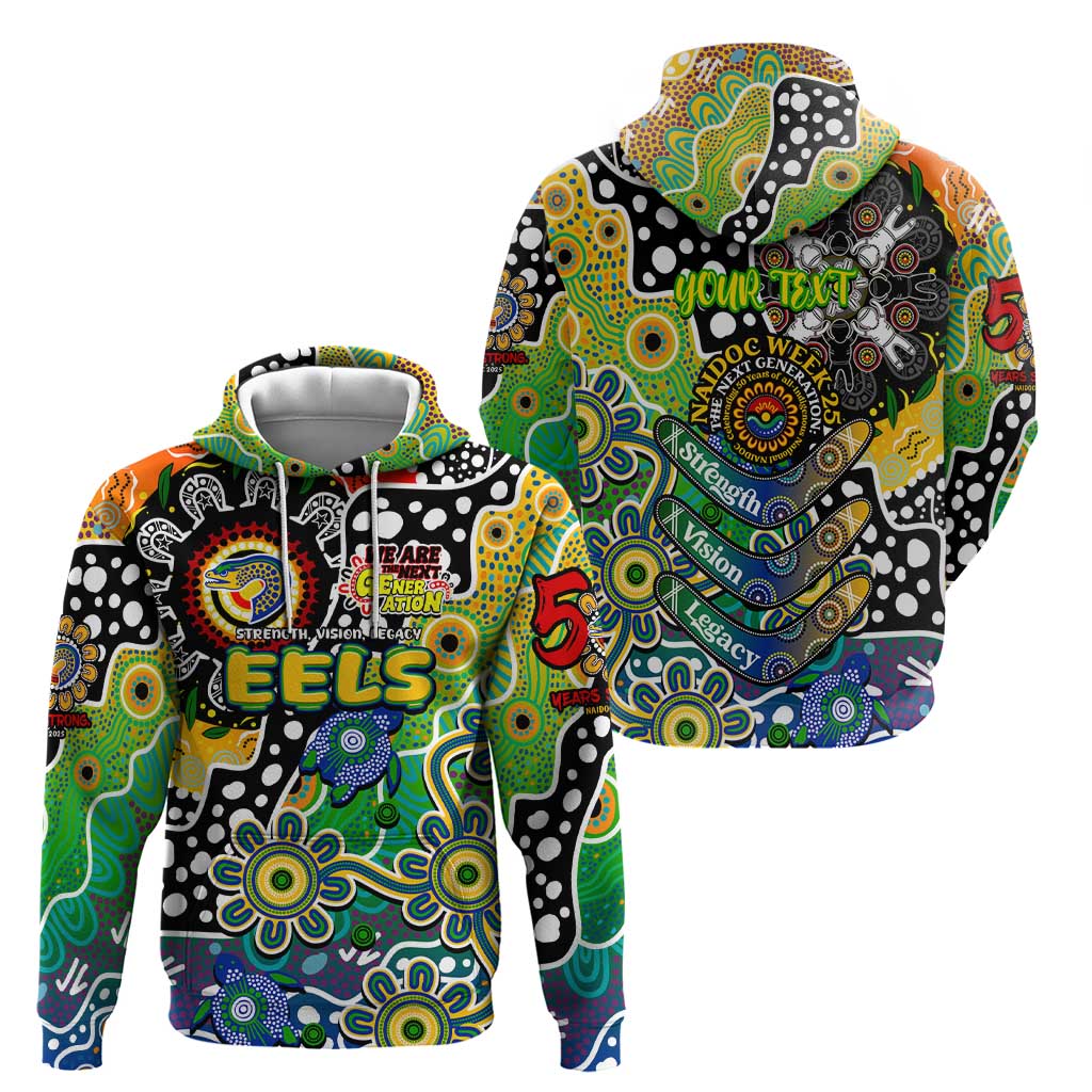 Personalised Eels NRL Celebrating 50 Years of Naidoc Hoodie NAIDOC Week 2025 Aboriginal