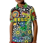 Personalised Eels NRL Celebrating 50 Years of Naidoc Kid Polo Shirt NAIDOC Week 2025 Aboriginal