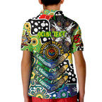 Personalised Eels NRL Celebrating 50 Years of Naidoc Kid Polo Shirt NAIDOC Week 2025 Aboriginal