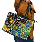 Eels NRL Celebrating 50 Years of Naidoc Leather Tote Bag NAIDOC Week 2025 Aboriginal