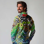 Personalised Eels NRL Celebrating 50 Years of Naidoc Long Sleeve Polo Shirt NAIDOC Week 2025 Aboriginal