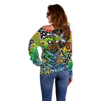 Personalised Eels NRL Celebrating 50 Years of Naidoc Off Shoulder Sweater NAIDOC Week 2025 Aboriginal