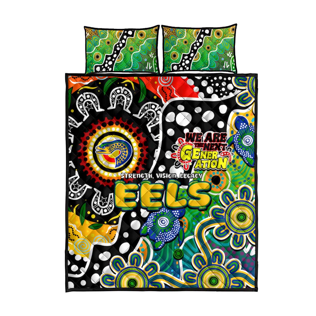 Eels NRL Celebrating 50 Years of Naidoc Quilt Bed Set NAIDOC Week 2025 Aboriginal