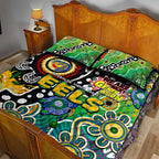 Eels NRL Celebrating 50 Years of Naidoc Quilt Bed Set NAIDOC Week 2025 Aboriginal